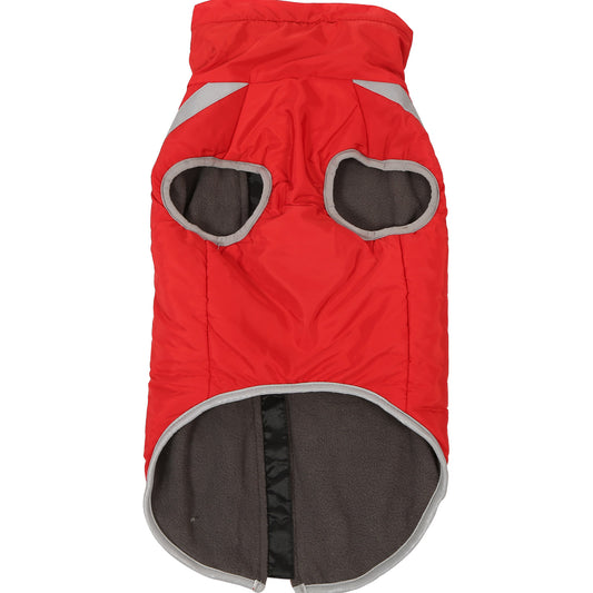 dgdgbaby Waterproof Dog Coat with Built-in Harness, Warm Puffer Dog Jacket, Adjustable Reflective Windproof Parka for Small Medium Large Dogs