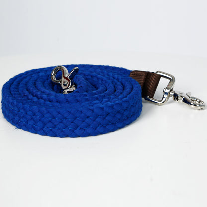 Tough 1 Pro Braided Cotton Rein for Horse Headstall with Snaps | Soft and Durable Reins | Horse Tack Equipment