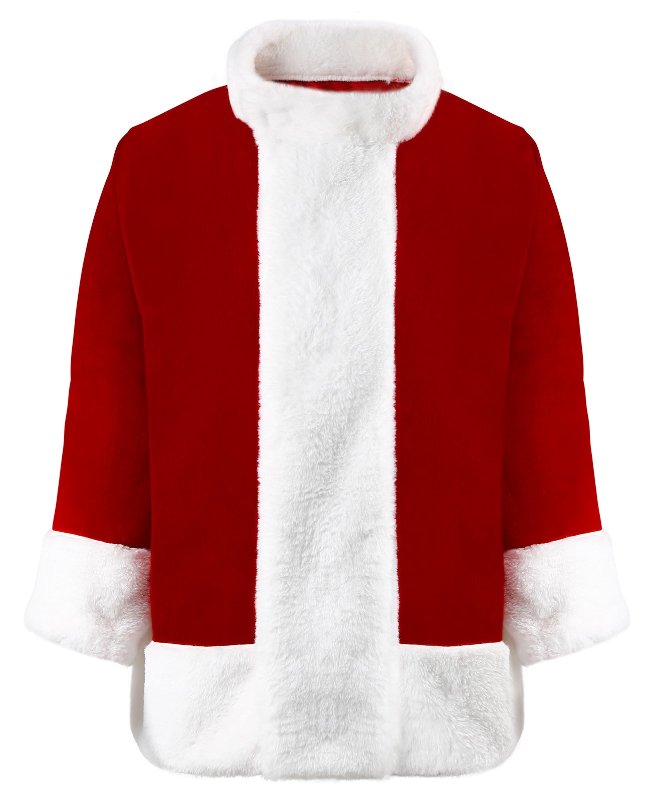 Green Christmas Costume for Men Halloween Costumes Adult Santa Costume with Mask 8PCS Deluxe Funny Cosplay Outfit