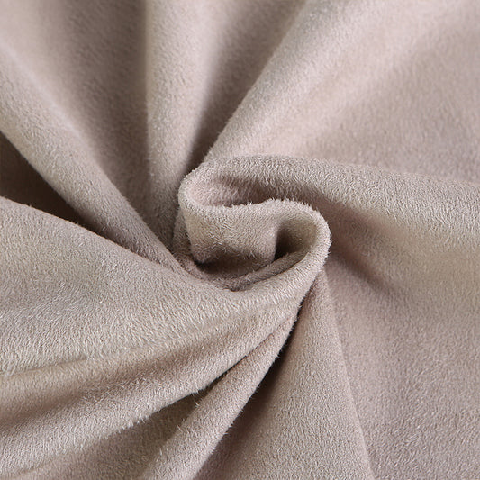 Two-Sided Faux Fur Polyester Fabric for Clothing, Carpets, Home Textiles, Suede-Like Fur Cushions