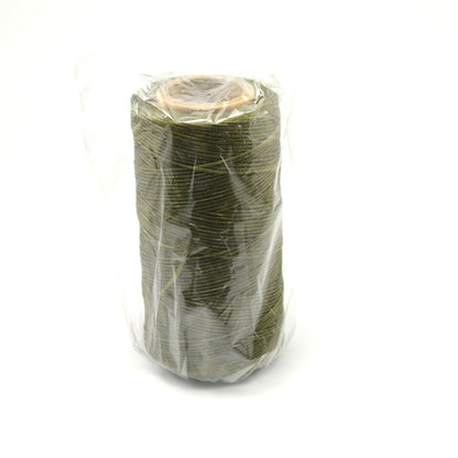 dgdgbaby 284Yards Flat Wax Thread 1.0mm Braided Rope 150D Sewing Thread Flat Waxed Thread Handmade Leather Sewing Thread